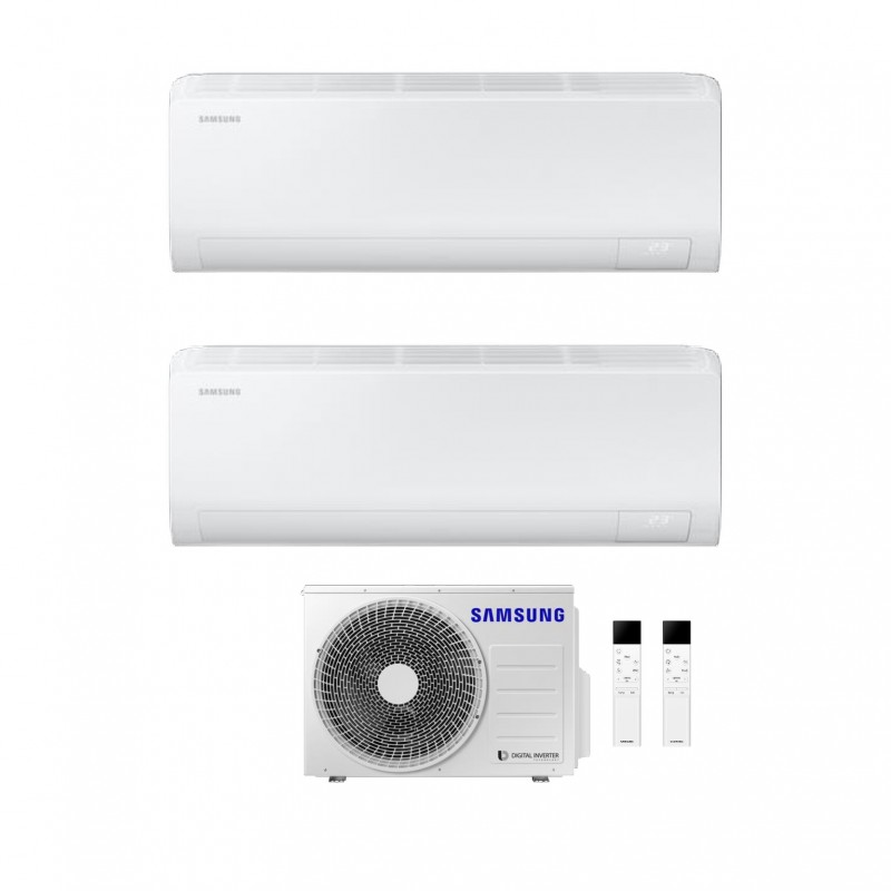 Set climatizzatore samsung dual cebu s2 9+9 con esterna 4 kw
